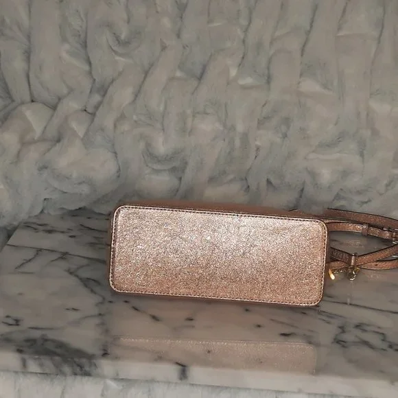 Michael Kors Rose Gold Glitter Crossbody